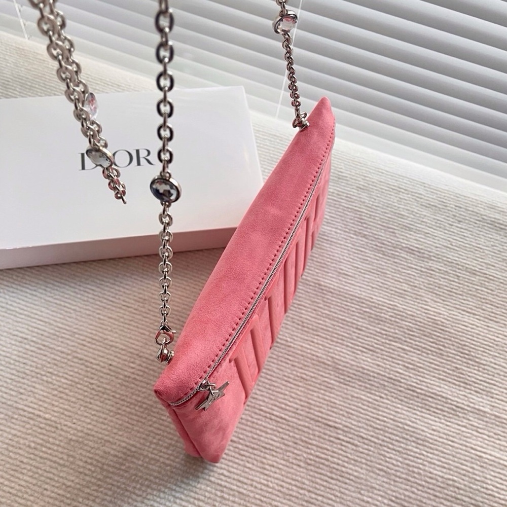 Dior Beauty Pouch Pink GWP crossbody - Picture 4 of 6